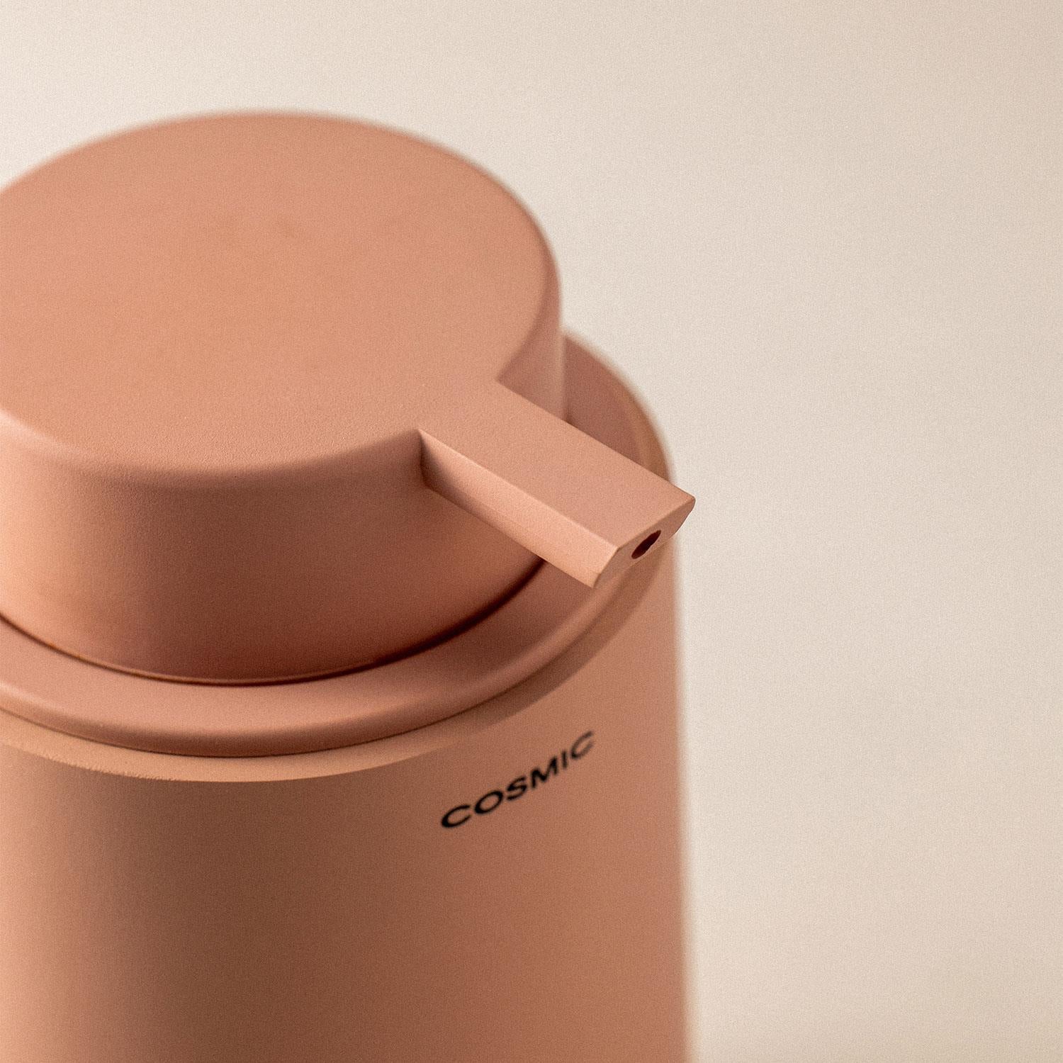 Soap Dispenser, 350ml Durable. Non-drip Nozzle Beige, Saona Collection