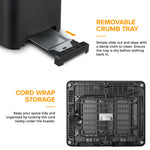 Sirius 2 Slice Toaster | Black