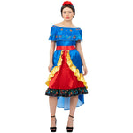 Smiffys Deluxe Artist Frida Costume, Ladies