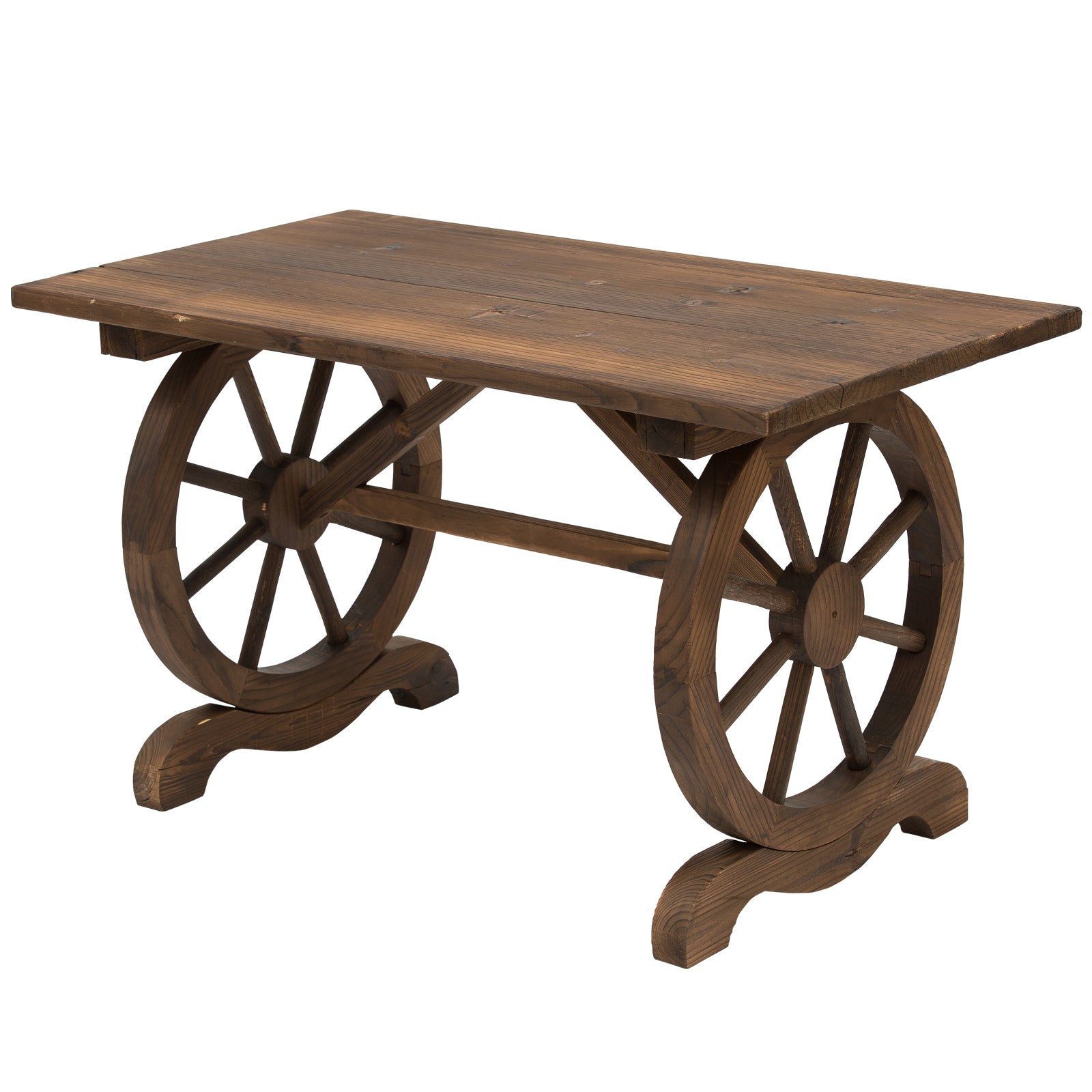 Outdoor Dining Table Patio Display Desk Fir Wood