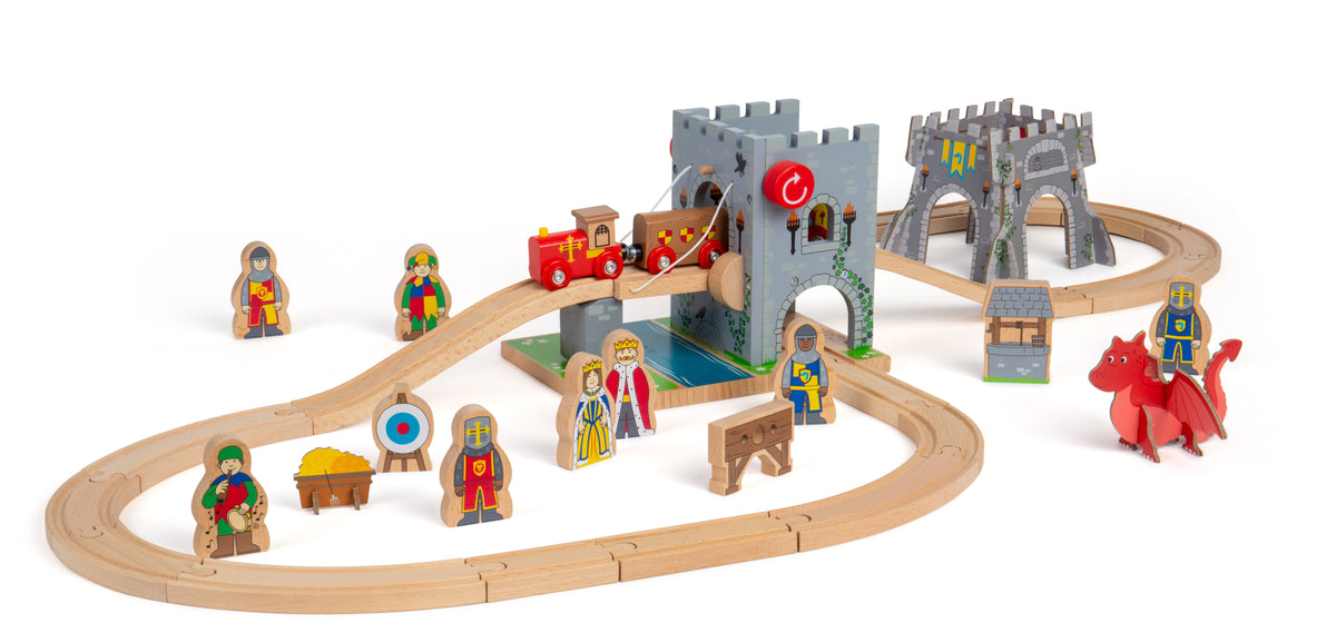 Bigjigs Rail Medieval Train Set