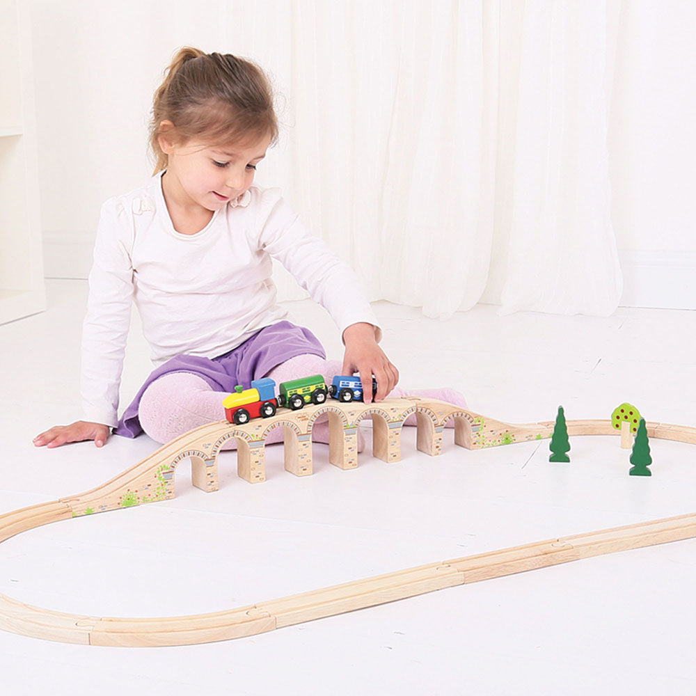 Railway Viaduct for Wooden Train Sets