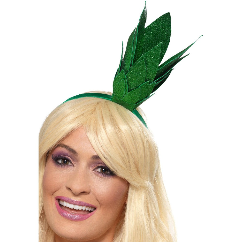 Pineapple Stalk Glitter Headband
