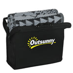 Reversible Rug W/ Carry Bag 182x274cm Black