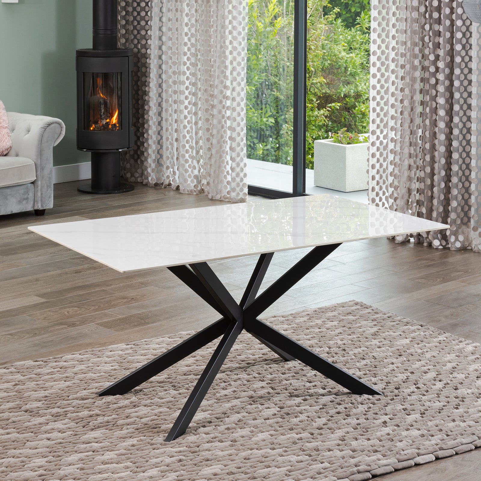 Catania 160cm X 90cm Rectangular Dining Table