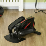 Mini Manual Elliptical Bike Compact Exercise Trainer | Black