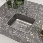 Deep Single Bowl Stainless Steel Kitchen Sink With Strainer