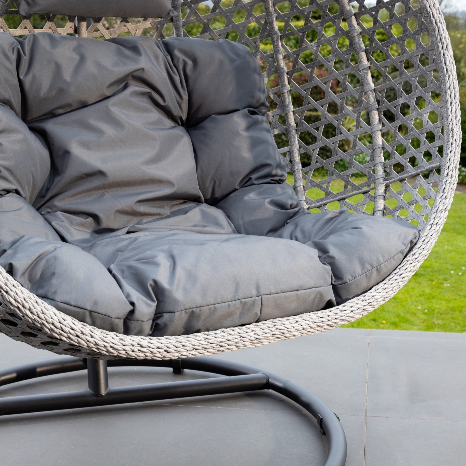 Oakley Swing Egg Pod Chair | One Size | Dark Grey