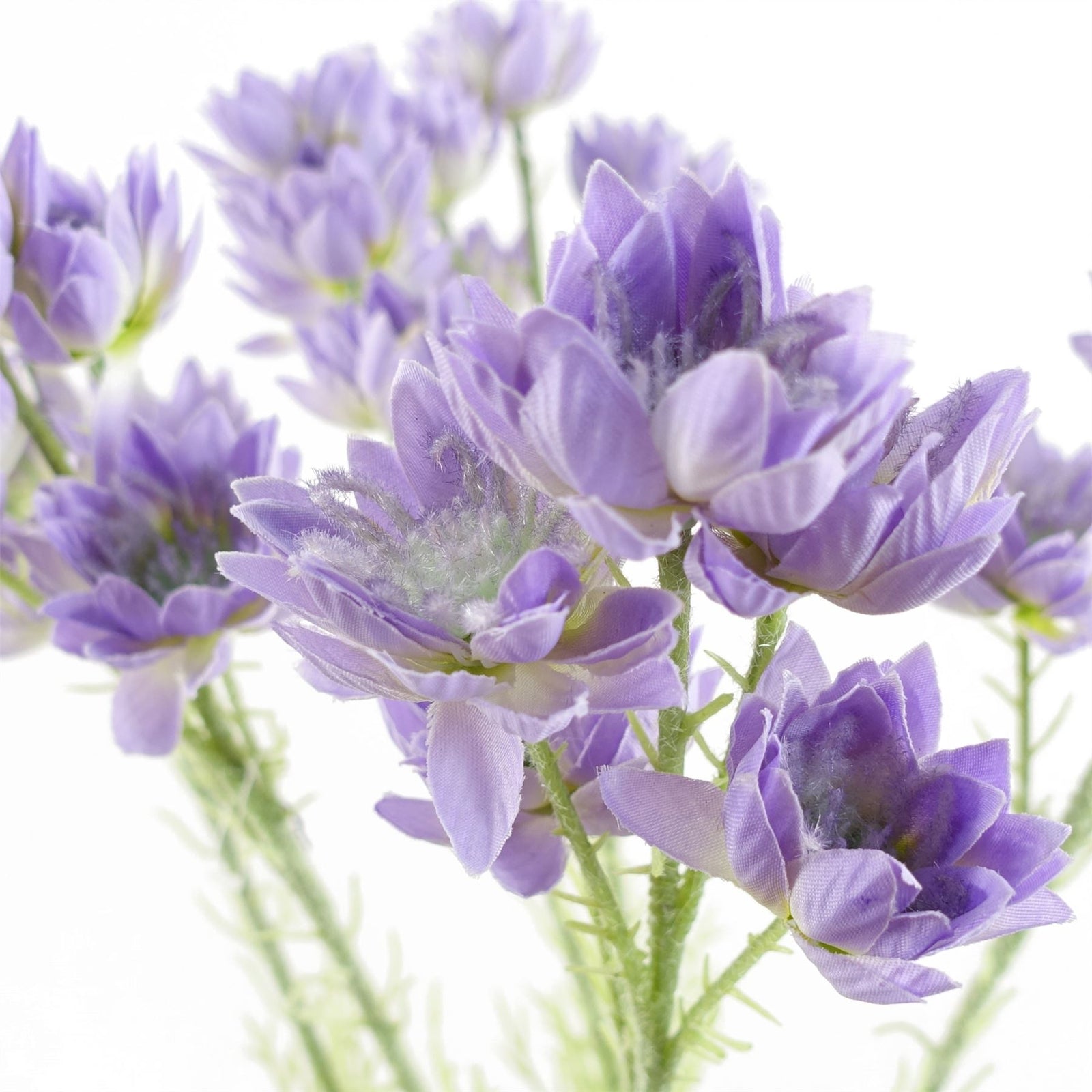 Pack Of 6 X 60cm Artificial Purple Starflower Stem 30 Flowers