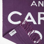 Keep Calm And Carry On Handwoven 100% Cotton Rug | 60cm x 100cm | Purple