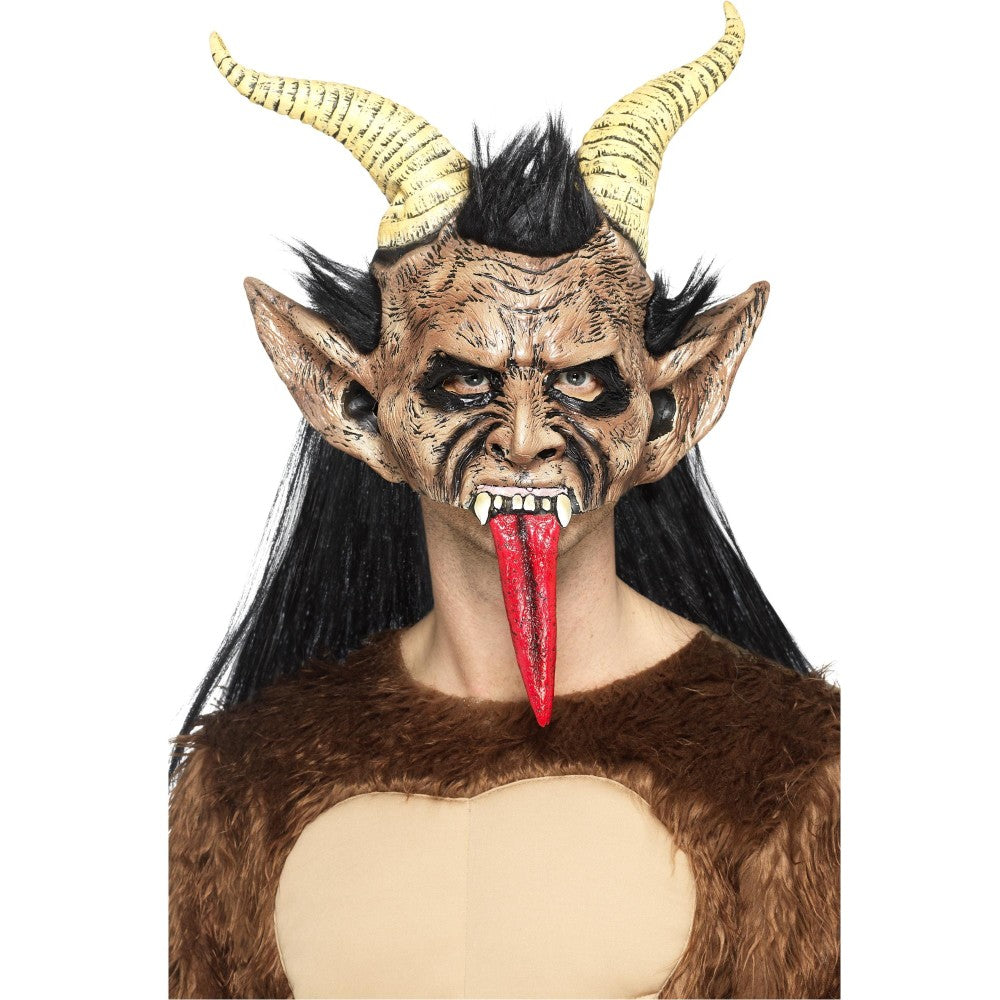 Beast Krampus Demon Mask