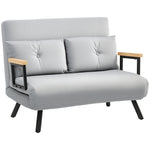 Click Clack 2 Seater Sofa Bed For Living Room, Guest Room | Grey