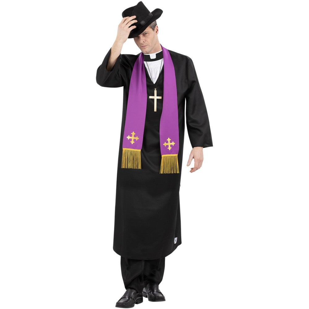 The Exorcist, Father Merrin Priest Costume, Robe | Large