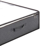 Fabric Clothes And Quilt Storage Box With Handles Foldable Organizer For Closet
