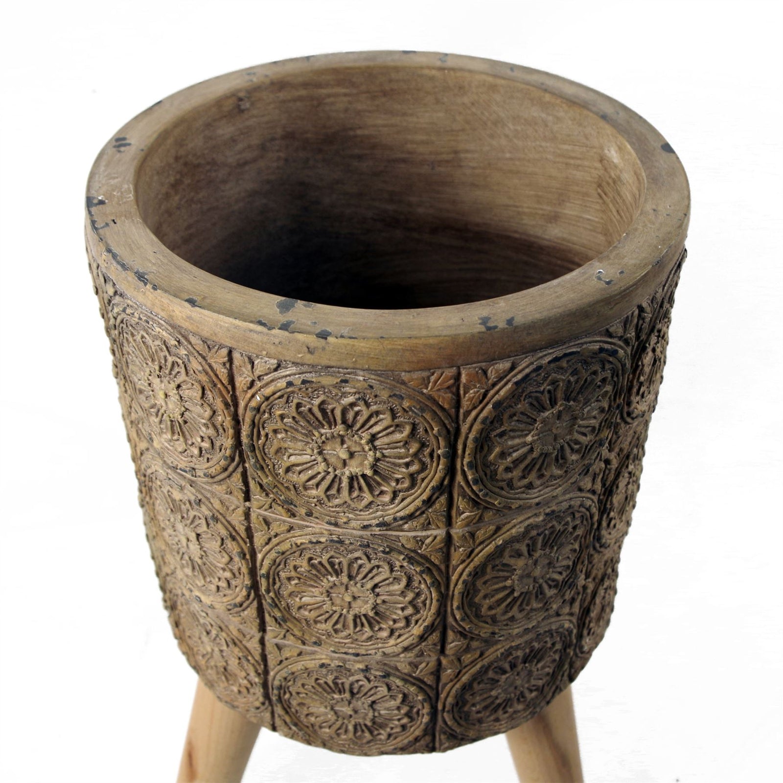 Flowers Composite Planter With Stand
