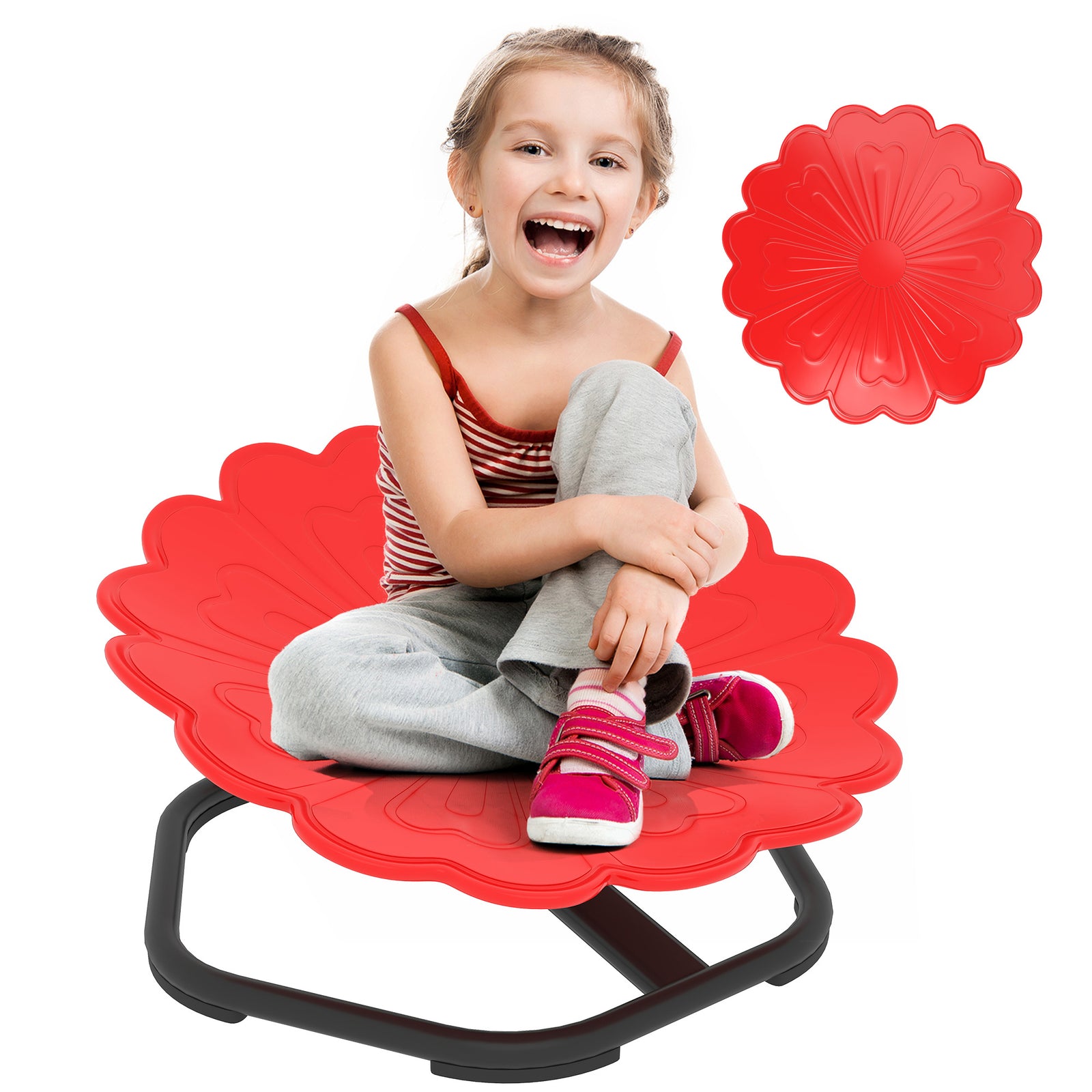 Sensory Spinning Chair, Kids Swivel Chair | Red