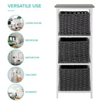 Habi 3 Drawer Storage Unit - Grey