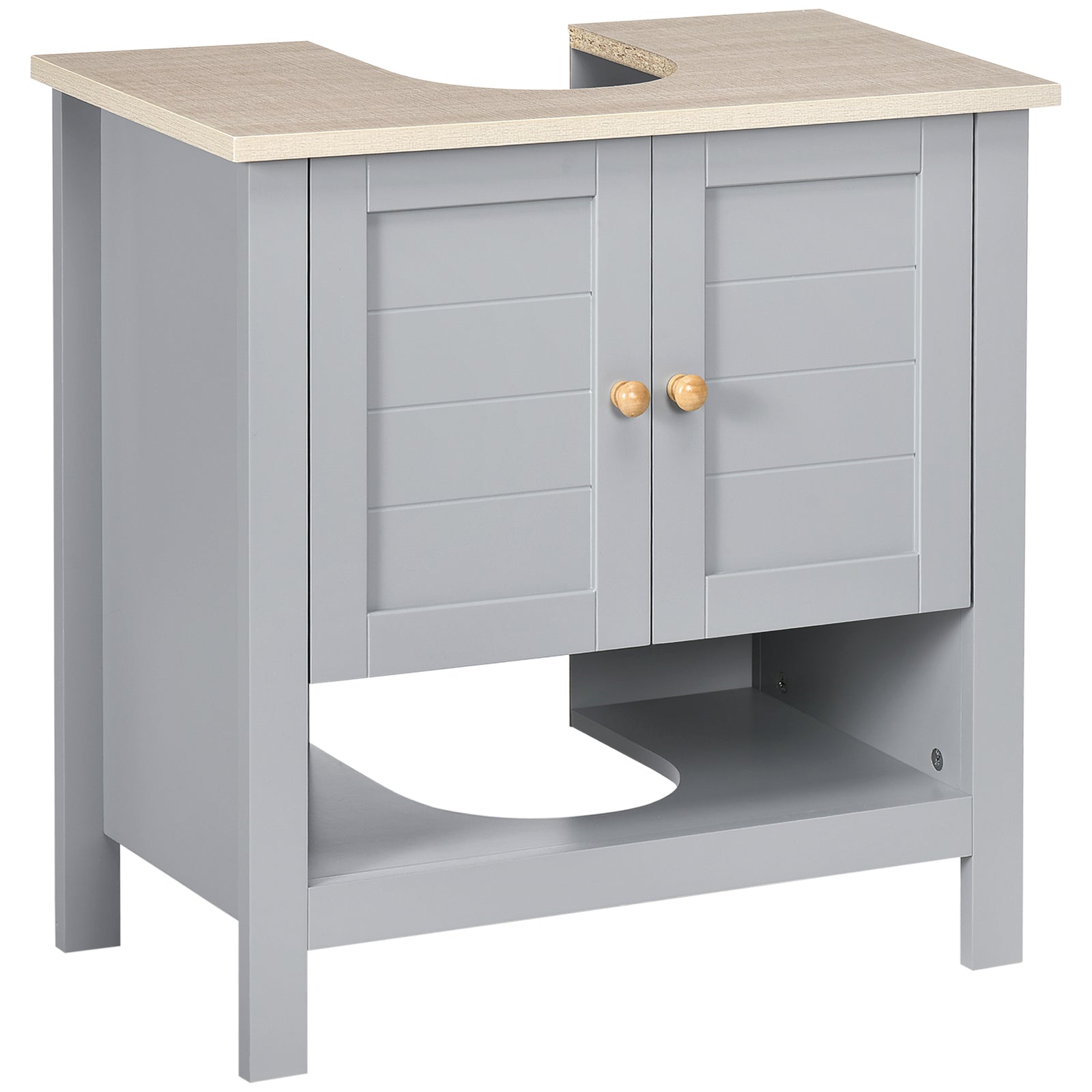 Bathroom Under Sink Cabinet Vanity Unit Adjustable Shelf