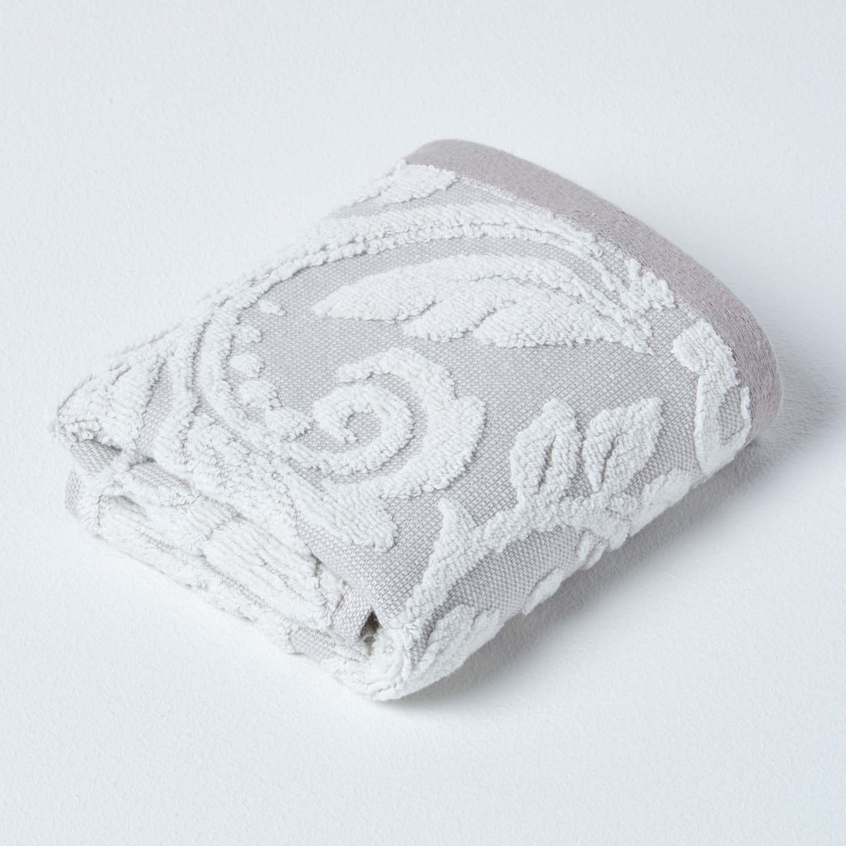 Damask 100% Turkish Cotton 600 Gsm Towels | Guest Towel | Beige
