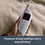 Luxury Faux Fur Heated Throw