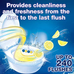Power Active Toilet Rim Block Lemon Anti-limescale 3 X 50g, 5pk