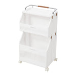 Rolling Laundry Hamper Cart | Small | White
