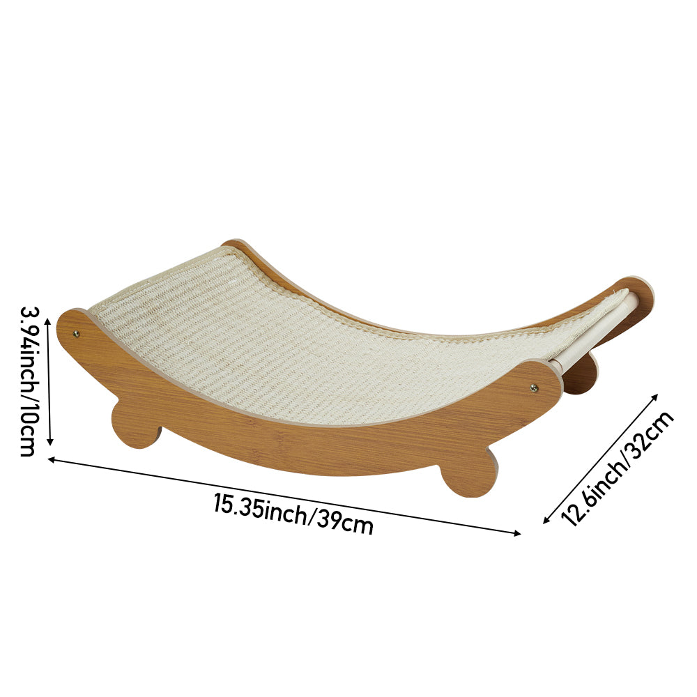 Sisal Cat Scratcher Bed | Small | Natural