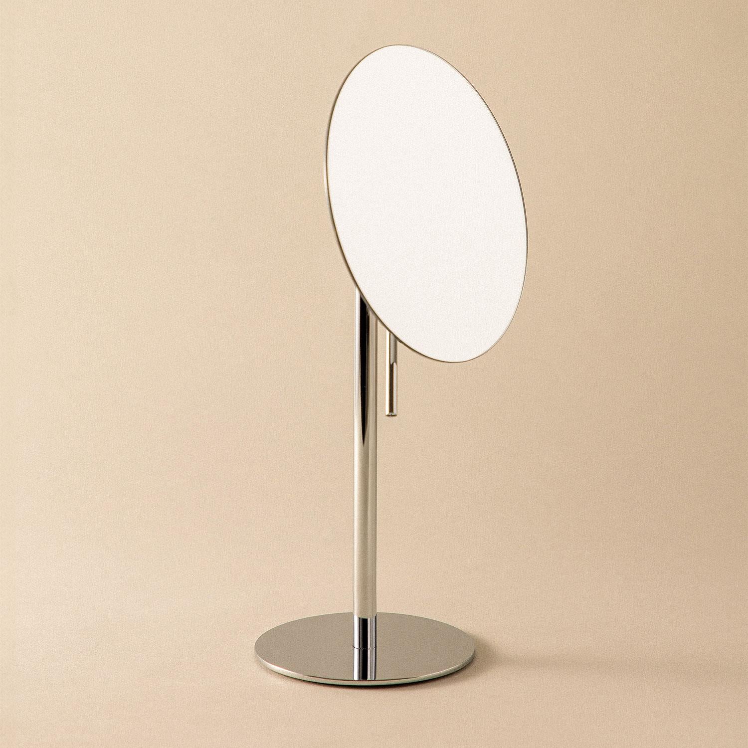 Magnifying Mirror, X5, Chrome, Stainless Steel, Architect Collection