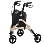 Lightweight Aluminium 3 Wheel Rollator Adjustable Handle