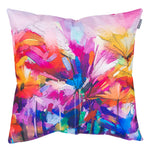 Floral Indoor Outdoor Cushion Set Of 4 Water Resistant Cushions