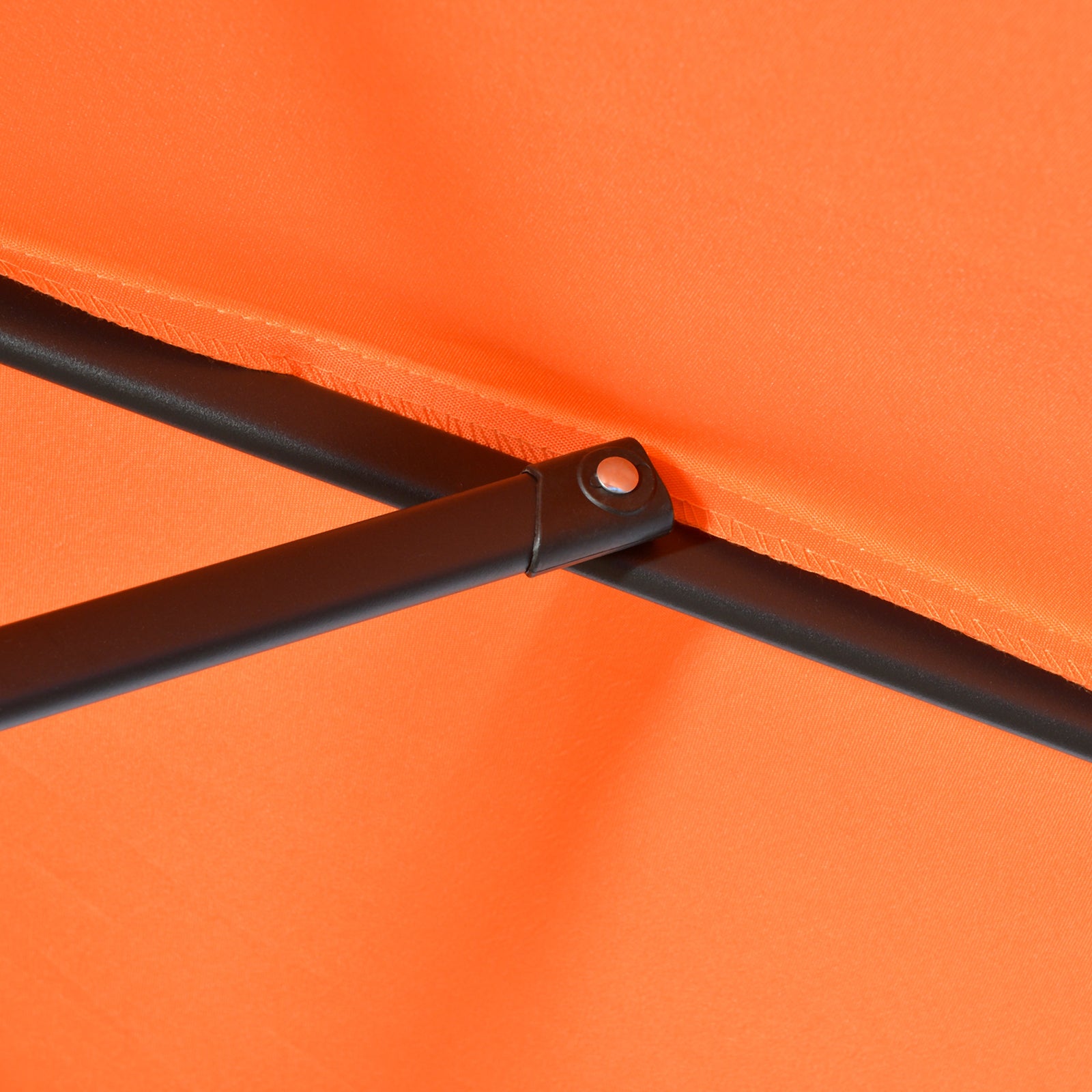2m Parasol Patio Umbrella With 6 Ribs | Orange