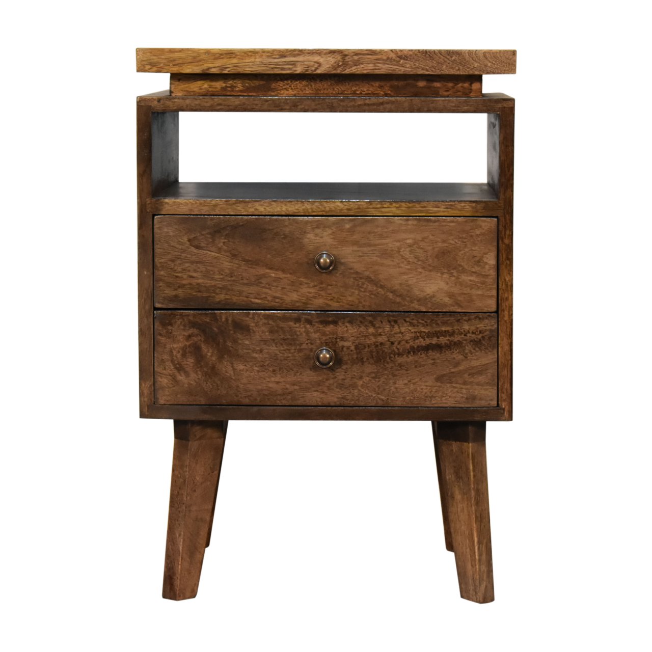 Solid Wood Platform Bedside
