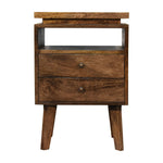 Solid Wood Platform Bedside