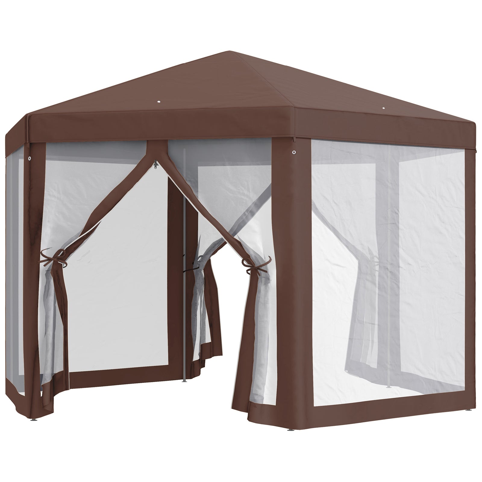 Hexagonal Garden Gazebo Party Tent Patio Marquee Canopy