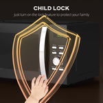 23l 800w Microwave Oven With Digital Display, Auto Cook