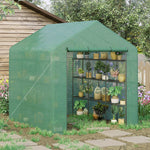 Polytunnel Walk-in Greenhouse 244x180x210cm