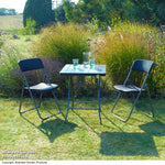 Rattan Effect Folding Bistro Set