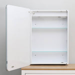 Rectangle Wall Mounted Led Mirror Cabinet