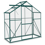 6x2.5ft Aluminium Polycarbonate Greenhouse | Green