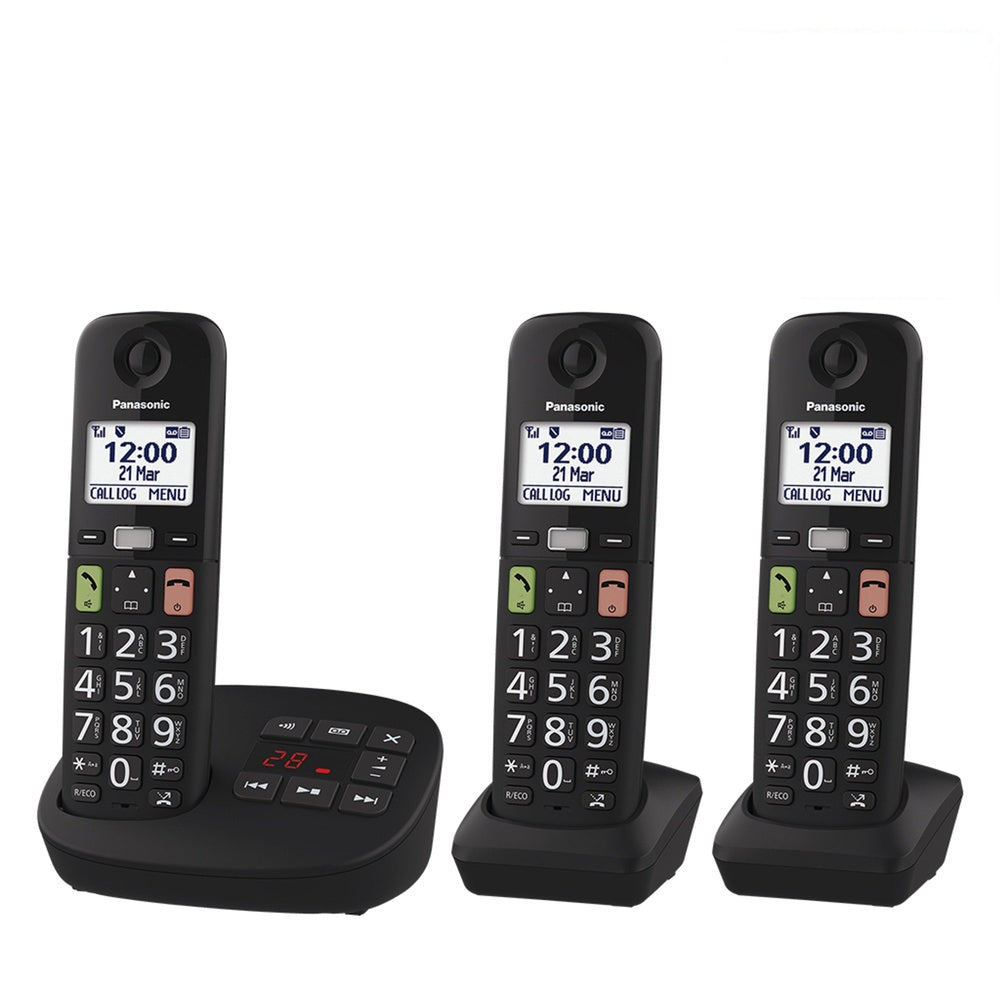 Kx-tgu13 Digital Cordless Answering System | Set of 3