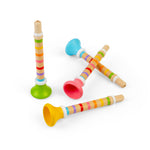 Wooden Trumpet | Yellow