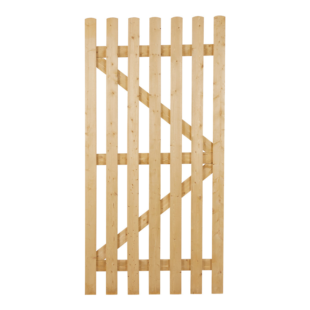 90cm W X 90/150/180cm H Garden Wood Fence Gate With Latch | 180cm