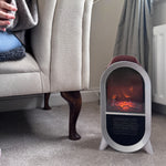 Glow Heat Electric Heater | White