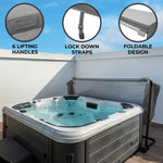 2.2m Hot Tub Spa Cover | Grey