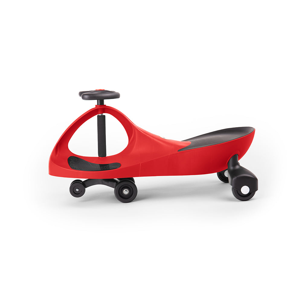 Unique Self Propelled Kids Ride On Toy, Wiggle Car - Red