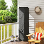 Outsunny Black Upf30+ Pyramid Heater Cover