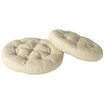 Round Patio Chair Cushions | Beige