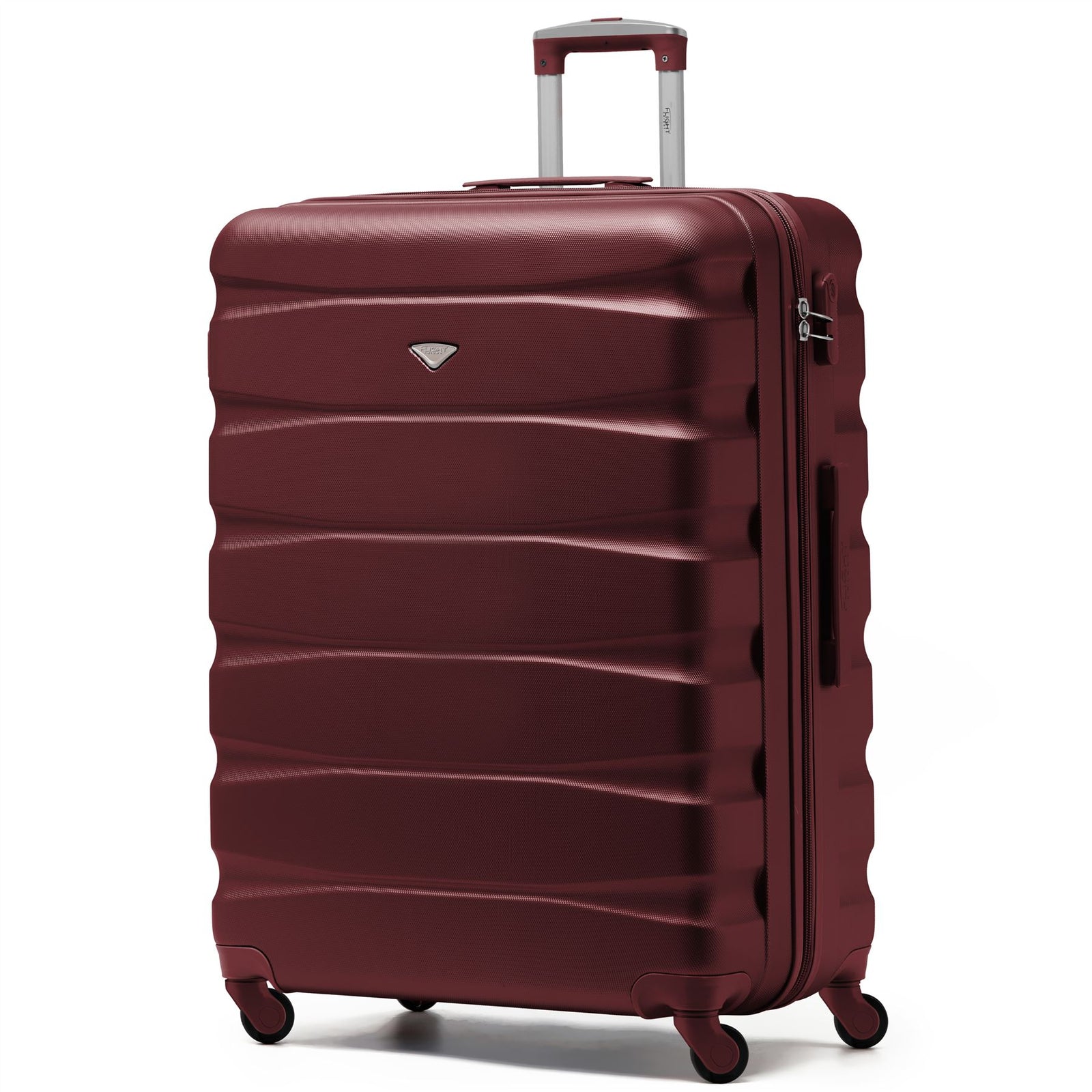 29" Large Suitcase Check-in Hold Luggage Hard Shell 4 Wheels Tsa Lock | Large | Burgundy