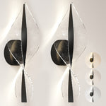 Led Wall Lamp 2 Pack, Modern Indoor Spiral Wall Light | Black