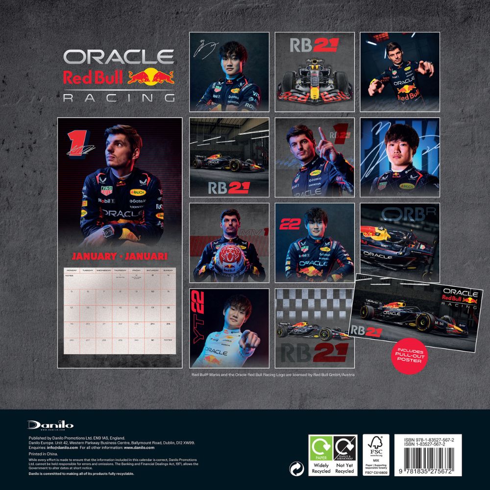 2026 Square Calendar Official Product